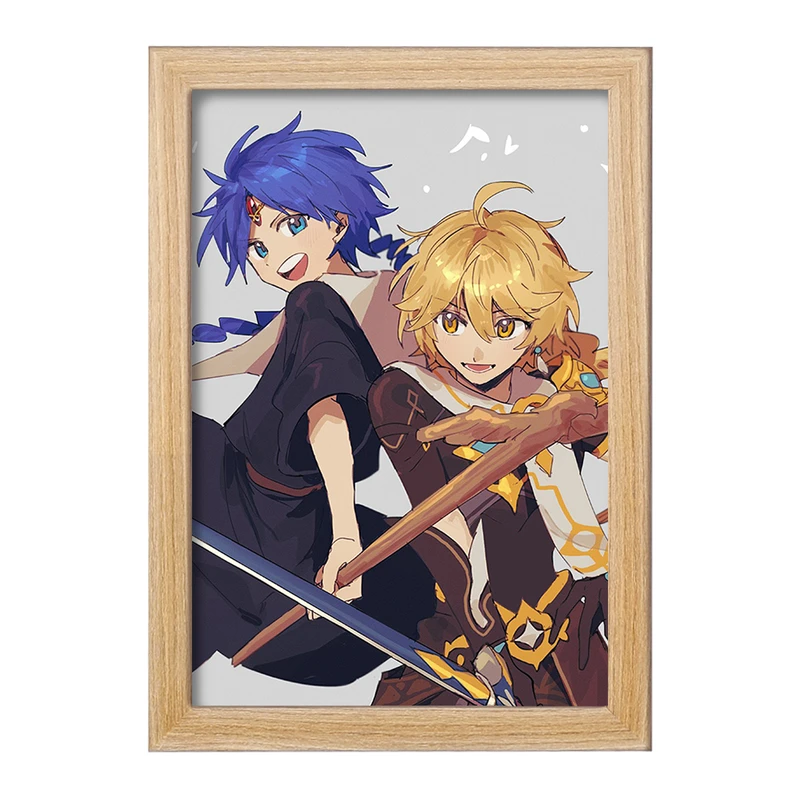 تابلو خندالو مدل علی‌بابا و علائدین انیمه ماگی هزارتوی سحر و جادو کد 36023