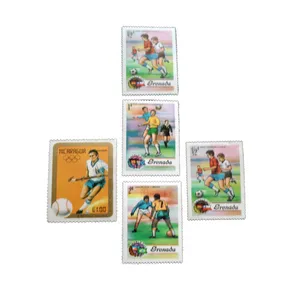 تمبر یادگاری  مدل فوتبال کد DS2434 مجموعه 5 عددی
