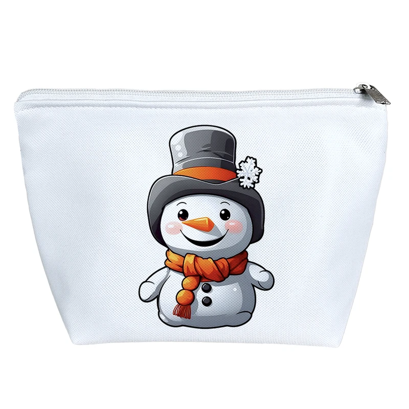 کیف لوازم آرایش دخترانه خندالو مدل آدم برفی کد H870