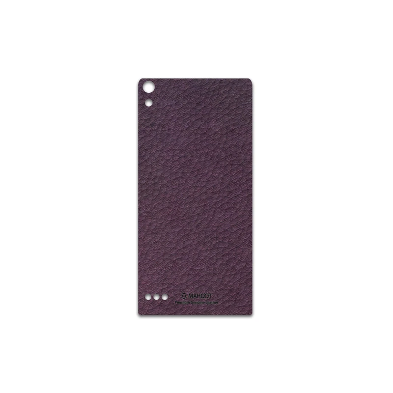 برچسب پوششی ماهوت مدل Purple-Leather مناسب برای گوشی موبایل هوآوی Ascend P6