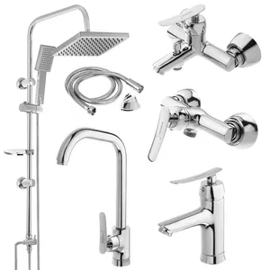 ست شیرآلات پرکاس مدل تنسو کد 03 مجموعه 6 عددی 