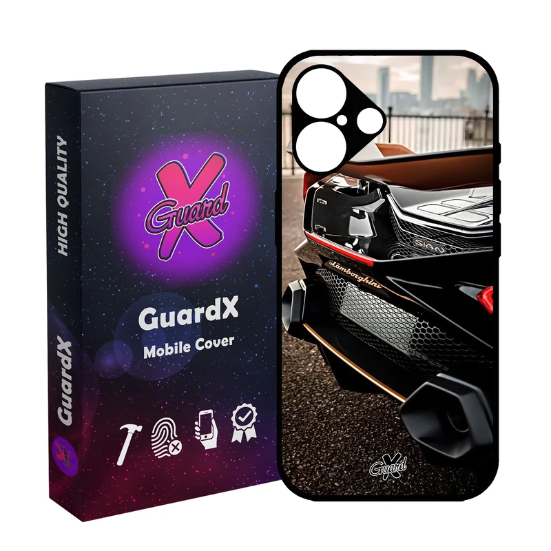 کاور گارد ایکس طرح لامبورگینی مدل 10492 مناسب برای گوشی موبایل اپل iPhone 16