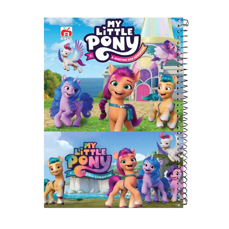 دفتر مشق 60 برگ آلما طرح PONY مدل کارتونی کد 7611