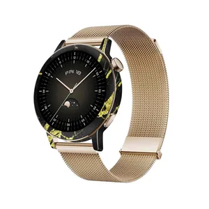 MAHOOT Graphite-Gold-Marble Cover Sticker for Huawei Watch GT 3 42mm Smartwatch