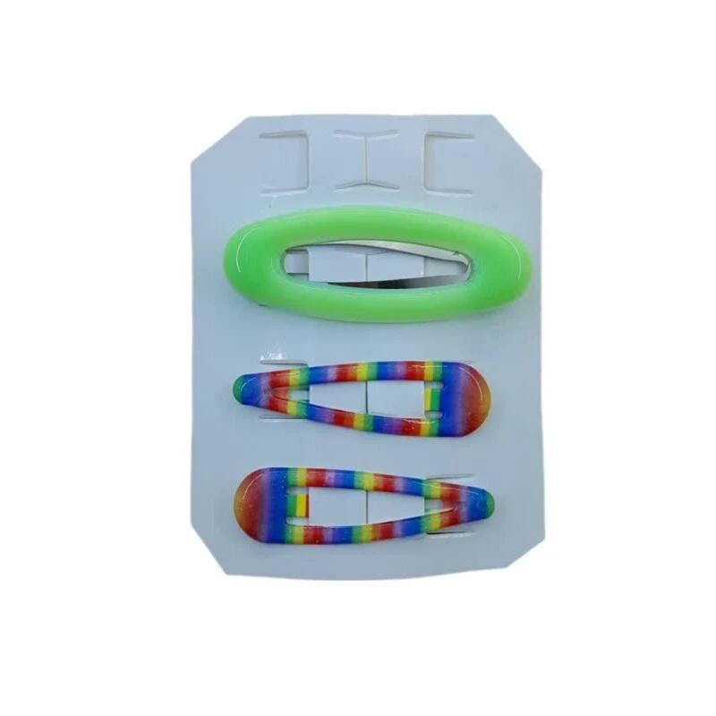 گیره مو دخترانه مدل تق تقی کد 0386 مجموعه 3 عددی