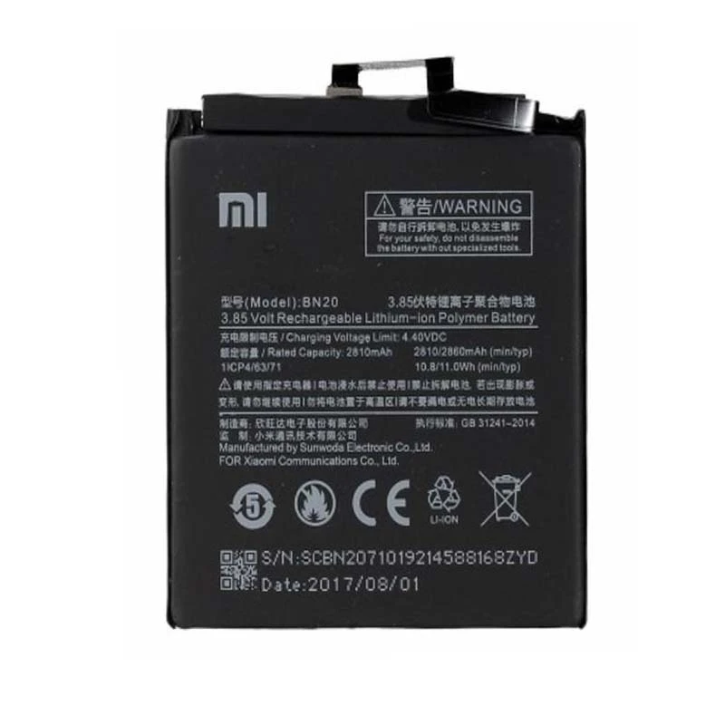 باتری موبایل مدل BN20 ظرفیت 2810 میلی آمپر ساعت مناسب برای گوشی موبایل شیائومی Mi 5c