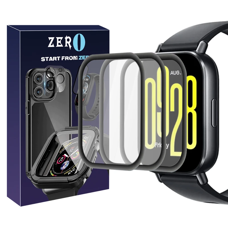 محافظ صفحه نمایش زیرو مدل Pmma-ZR مناسب برای ساعت هوشمند شیائومی Redmi Watch 5 Lite بسته سه عددی