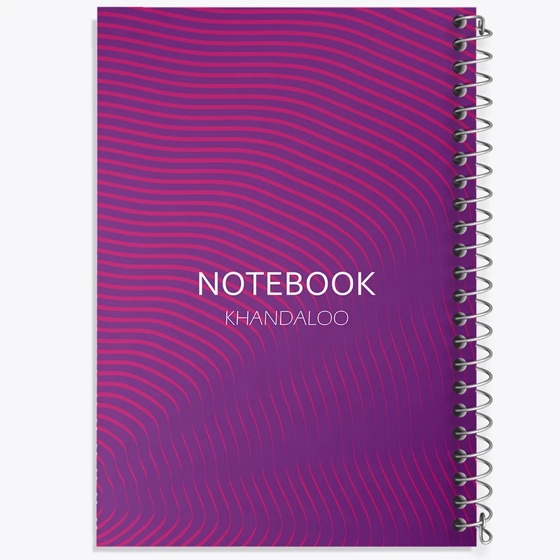 دفتر ژورنال نویسی 50 برگ خندالو مدل نقطه ای طرح کلاسیک کد N270