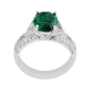 انگشتر نقره زنانه بازرگانی میلادی مدل سنگ کوارتز کد AWR_1083