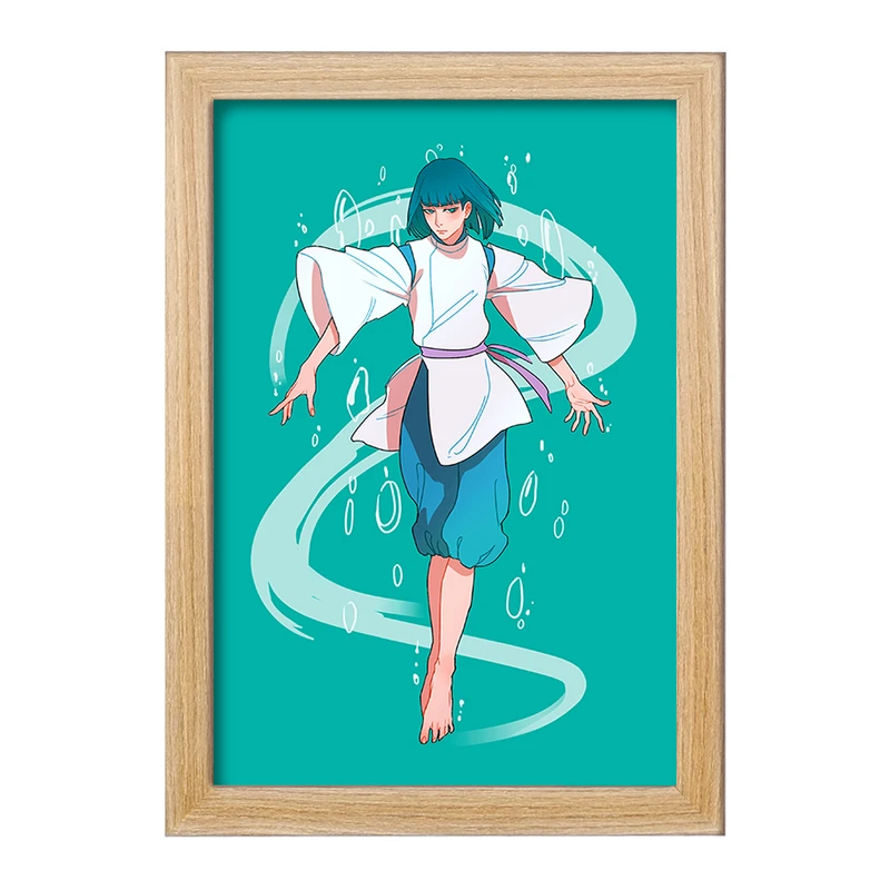 تابلو خندالو مدل هاکو انیمه شهر اشباح Spirited Away  کد 12096