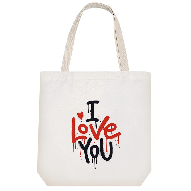 ساک خرید خندالو مدل I Love You کد 2984