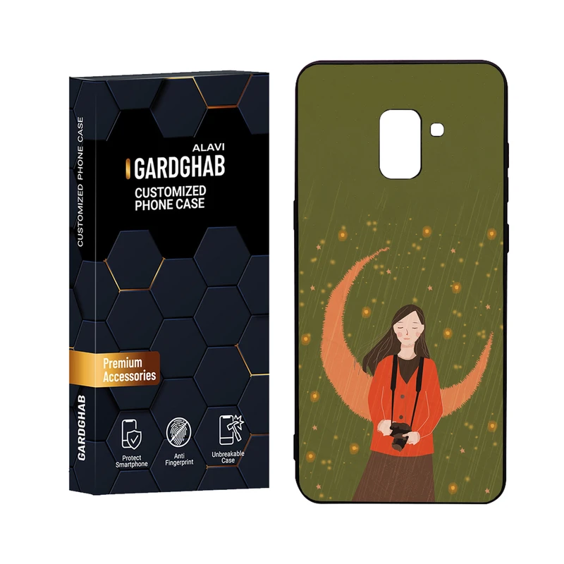 کاور گارد قاب علوی مدل Glass مناسب برای گوشی موبایل سامسونگ Galaxy A8 Plus