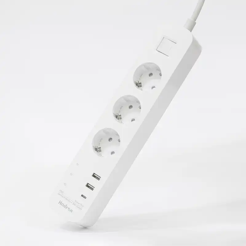 چندراهی برق هادرون مدل P343 مجهز به شارژر 30 وات