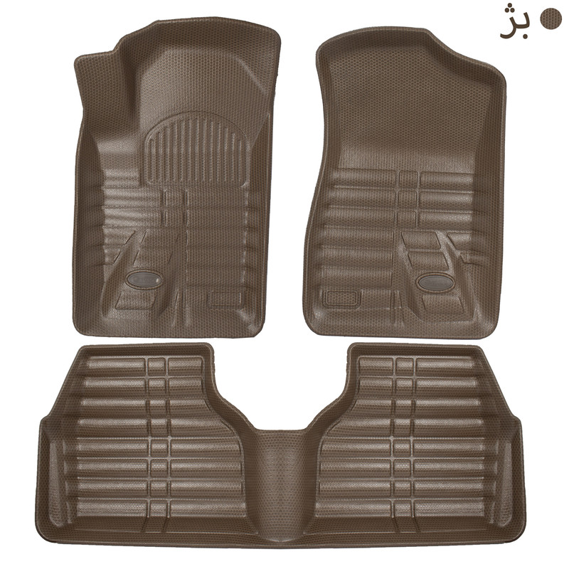 کفپوش سه بعدی خودرو بابل کارپت مدل ECCO مناسب برای سمند سورن