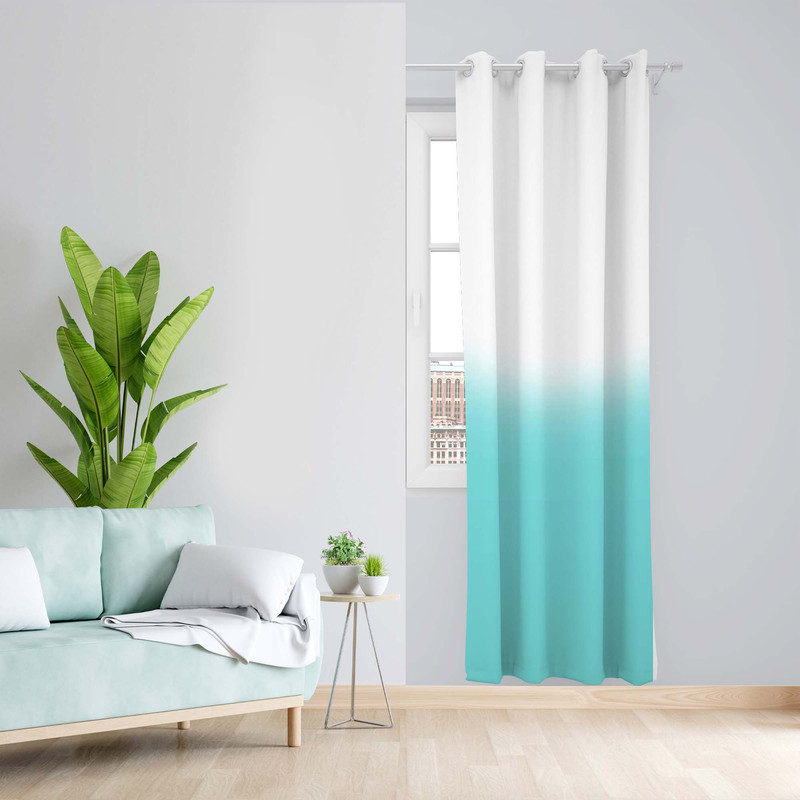 پرده طرح دو رنگ مدل مخمل پانچی کد 4930 z سایز 140x200 سانتی متر