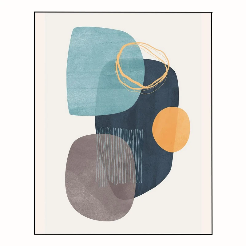 پوستر مدل اشکال رنگارنگ