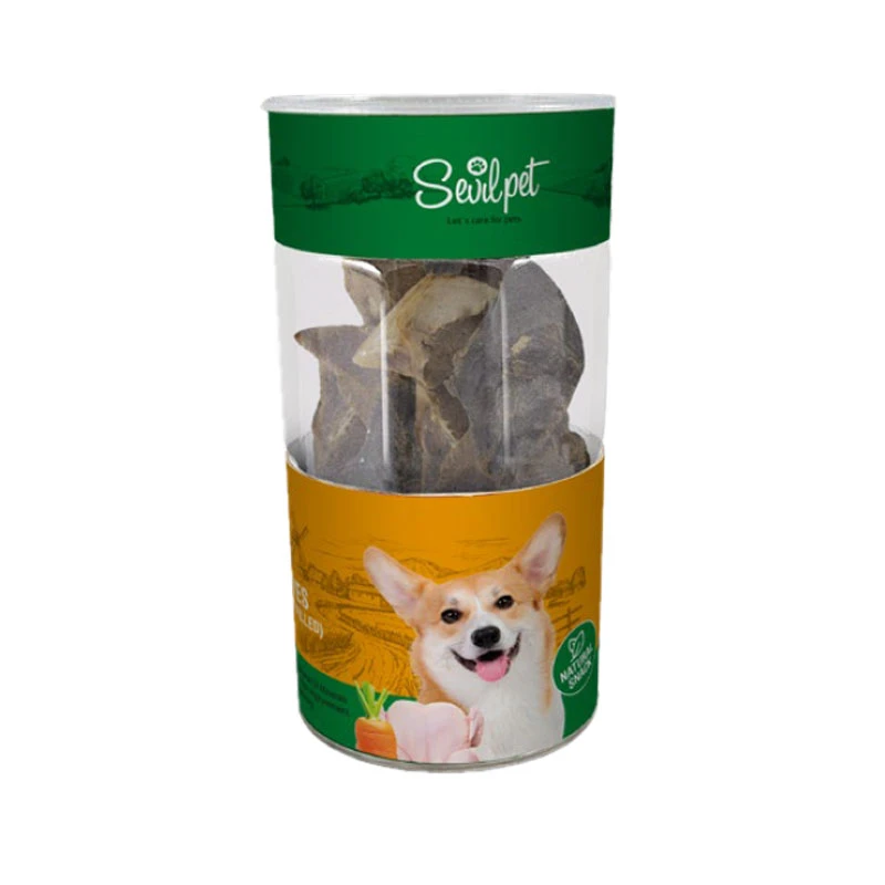 تشویقی سگ سویل پت مدل Lamb Hooves Chicken Carrot Filled وزن 120 گرم