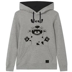 هودی پسرانه 27 مدل CUTE کد V60 رنگ طوسی