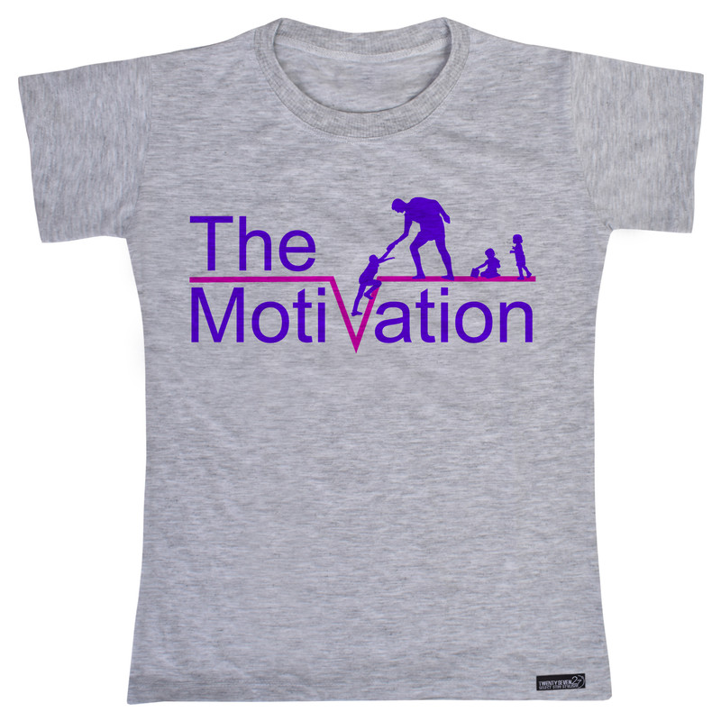 تی شرت آستین کوتاه دخترانه 27 مدل The Motivation کد MH1533