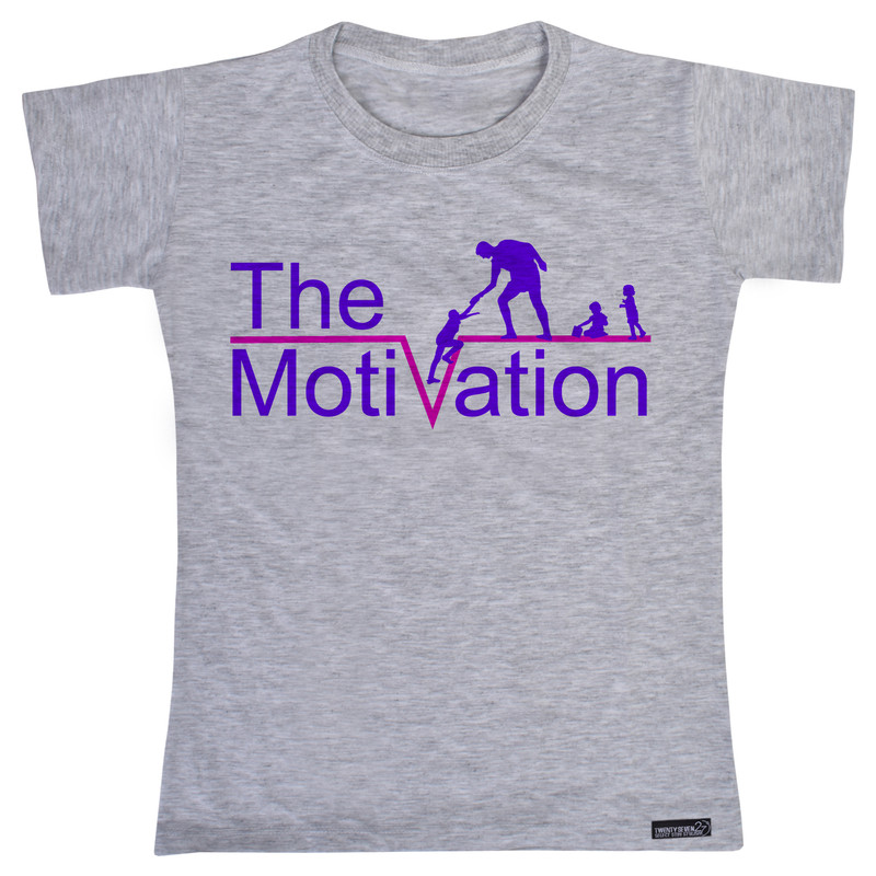 تی شرت آستین کوتاه دخترانه 27 مدل The Motivation کد MH1533
