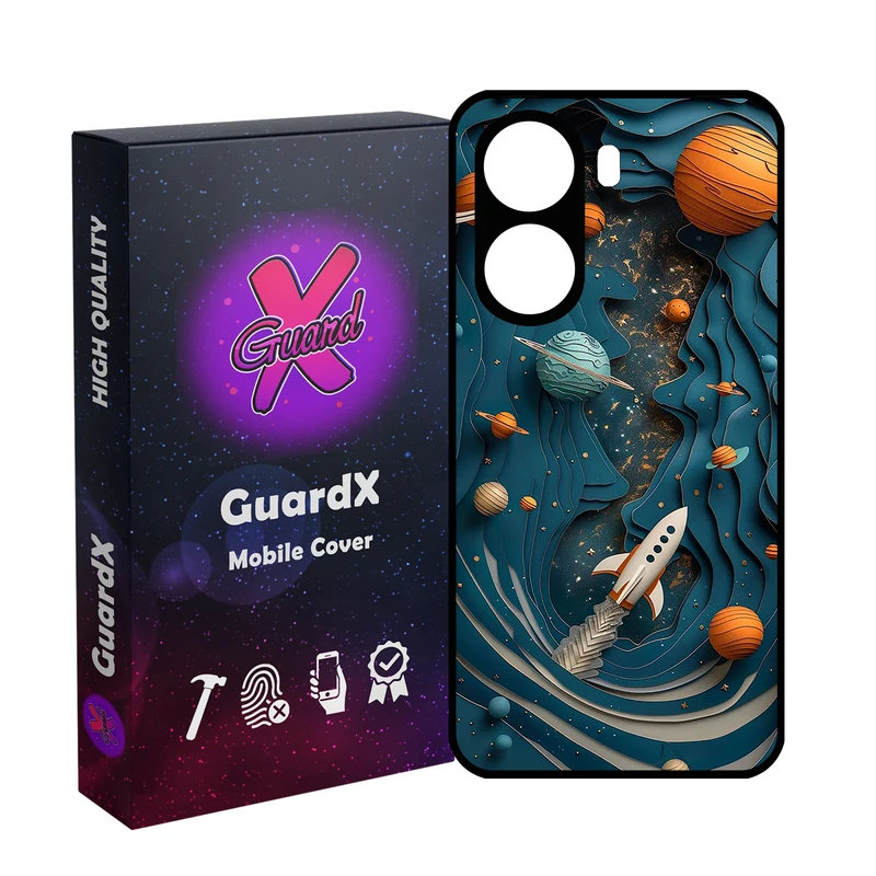 کاور گارد ایکس طرح فضا مدل 10750 مناسب برای گوشی موبایل شیائومی Poco X7 Pro