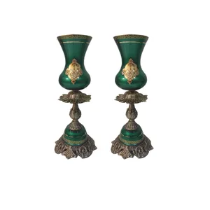  شمعدان کریستال سازان کد SH1542 بسته دو عددی