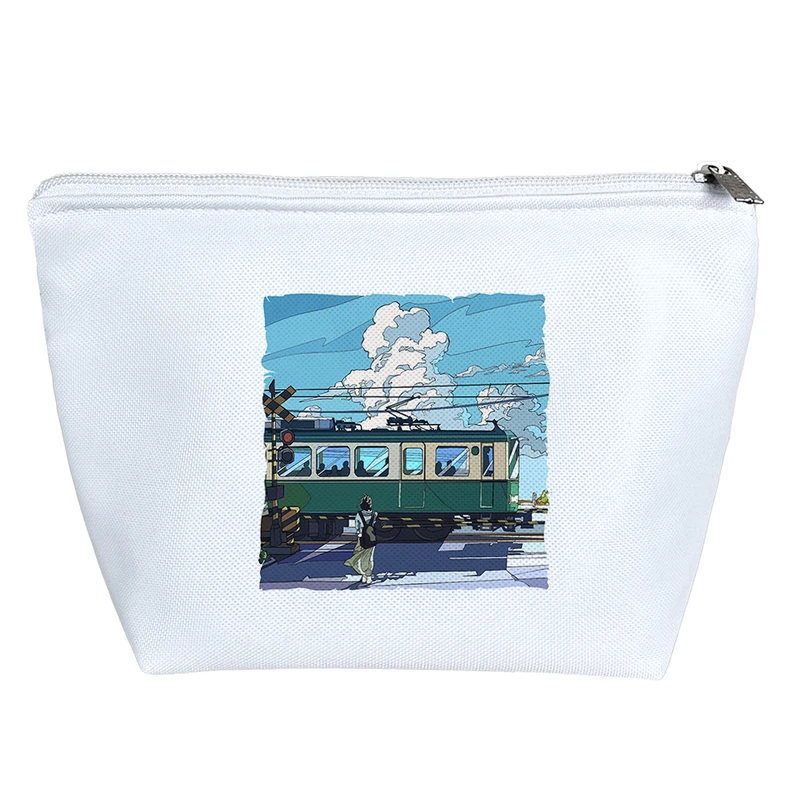 کیف لوازم آرایش دخترانه خندالو مدل قطار شهری کد 5642