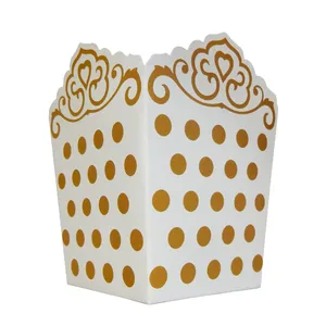 ظرف پاپ کورن مستر تم طرح خالخالی بسته 6 عددی