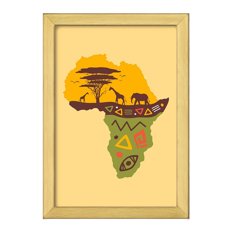 تابلو خندالو طرح آفریقا Africa کد 29825