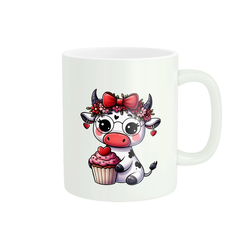 ماگ پاد آفرین مدل عشق طرح کارتونی کیوت کد PM1614