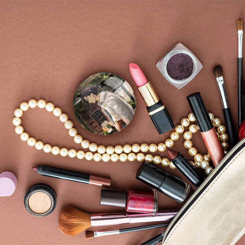 آینه جیبی خندالو مدل شینپی انیمه سامر تایم رندرینگ SUMMER TIME RENDERING  کد 22296