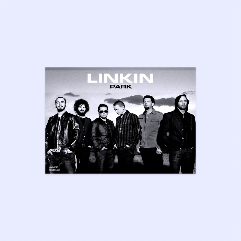 پوستر هومرو مدل فلزی طرح موسیقی Linkin Park کد PS1480