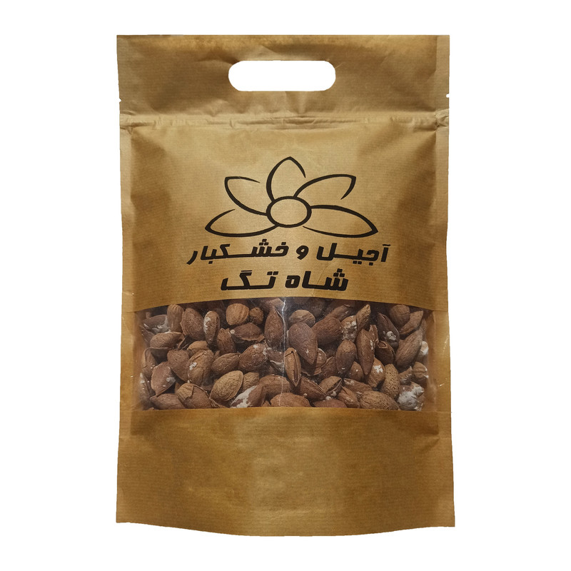  بادام پوست کاغذی نمکی شاه تگ - 250 گرم