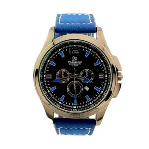 ساعت مچی عقربه‌ای مردانه مدل تقویم دار بند جیر Pass 01