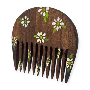 شانه مو مدل چوبی گلسا