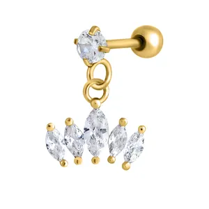 پیرسینگ گوش زنانه اقلیمه مدل HS507