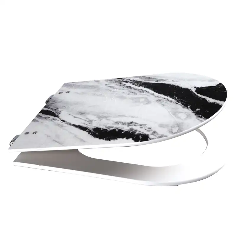 در توالت فرنگی مدل سنگ کوارتز نیم دایره پاندا