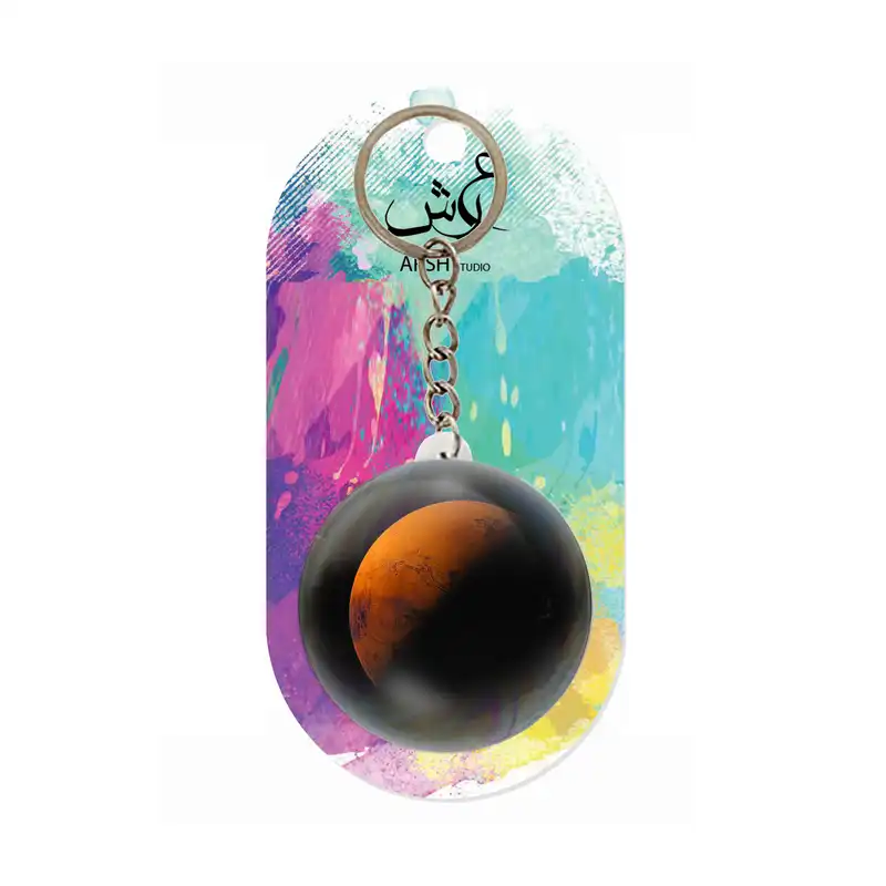 جاکلیدی عرش مدل فانتزی فضا و کهکشان کد Asj6073