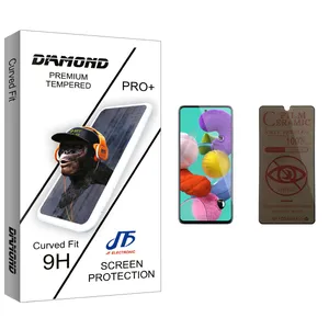 JF Diamond glass Privacy Screen Protector For Samsung سامسونگ Galaxy A51