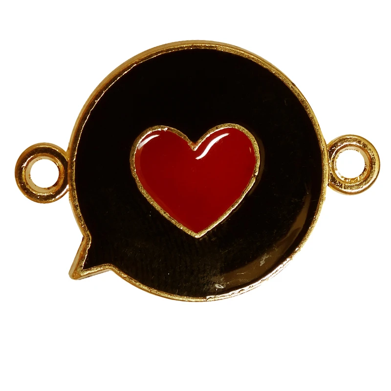 اویز دستبند مدل مدور قلب توپر کد AD 869