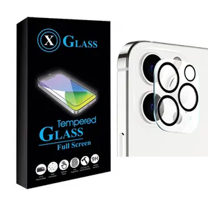 محافظ لنز دوربین ایکس گلس مدل 3D PLUS مناسب برای گوشی موبایل اپل IPHONE 12 PRO MAX 