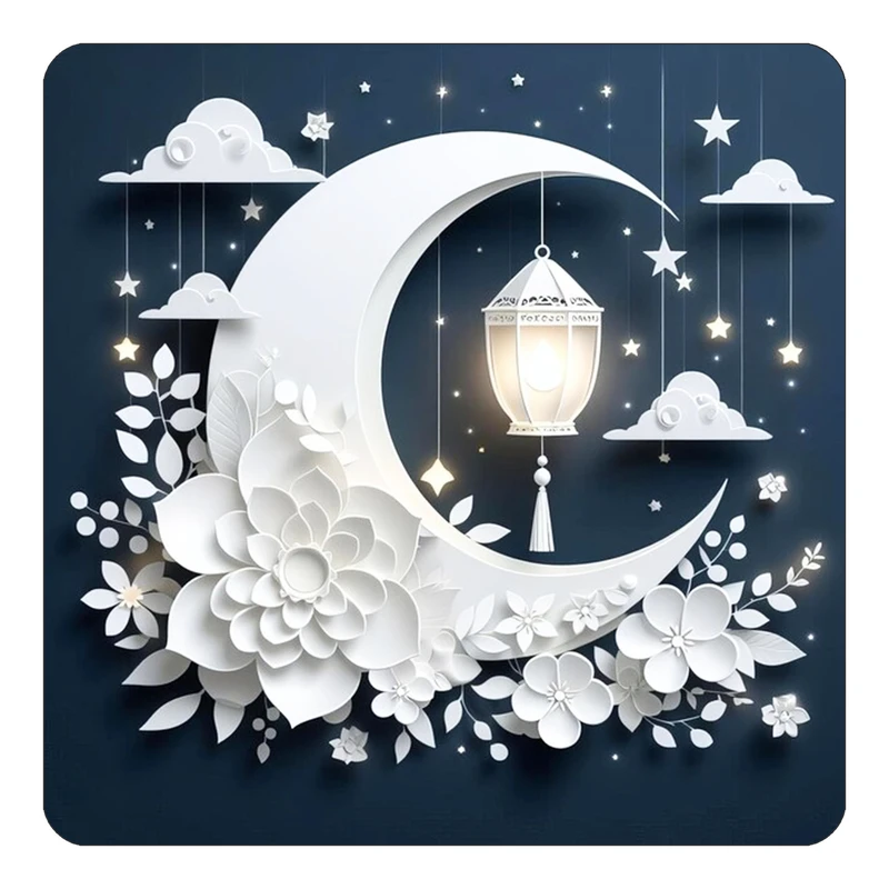 مگنت کاکتی طرح ماه و ستاره مدل mp53739