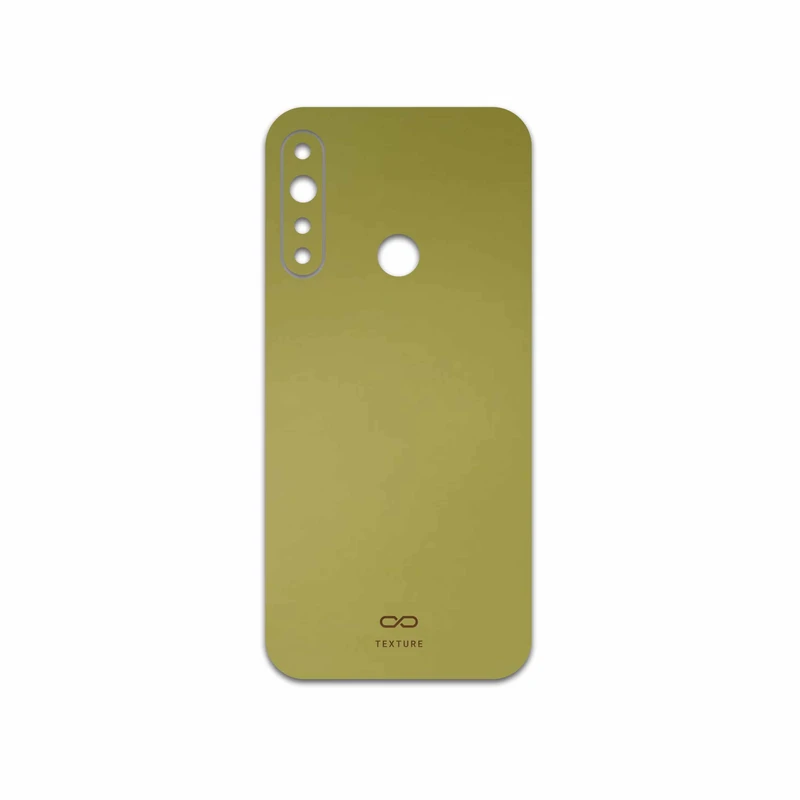 برچسب پوششی ماهوت مدل Matte-Gold مناسب برای گوشی موبایل جی پلاس P10 Plus