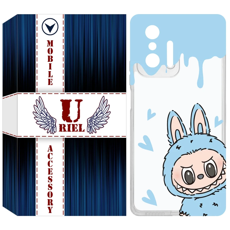 کاور یوریل مدل Clear کد 131 طرح لبوبو Labubu مناسب برای گوشی موبایل شیائومی 11T / 11T Pro