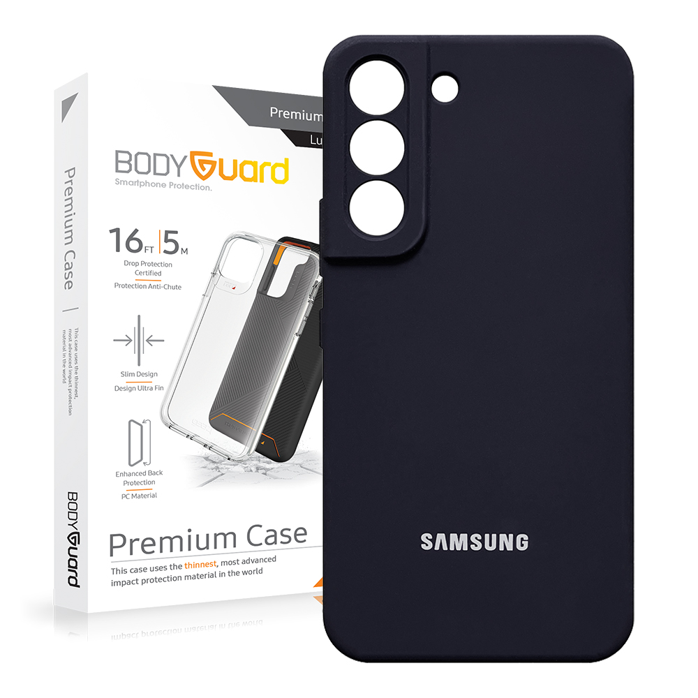 کاور بادیگارد مدل سیلیکونی مناسب برای گوشی موبایل سامسونگ Galaxy S22 Plus