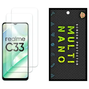 Multi Nano X-S2N Screen Protector For Realme C33 Pack of 2
