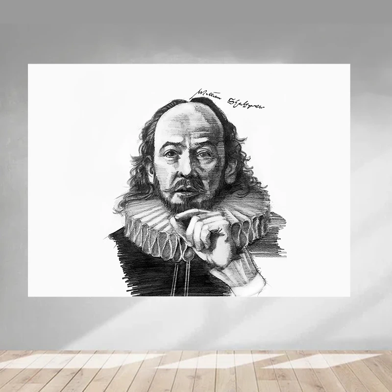 تابلو شاسی طرح ويليام شكسپير مدل ab7