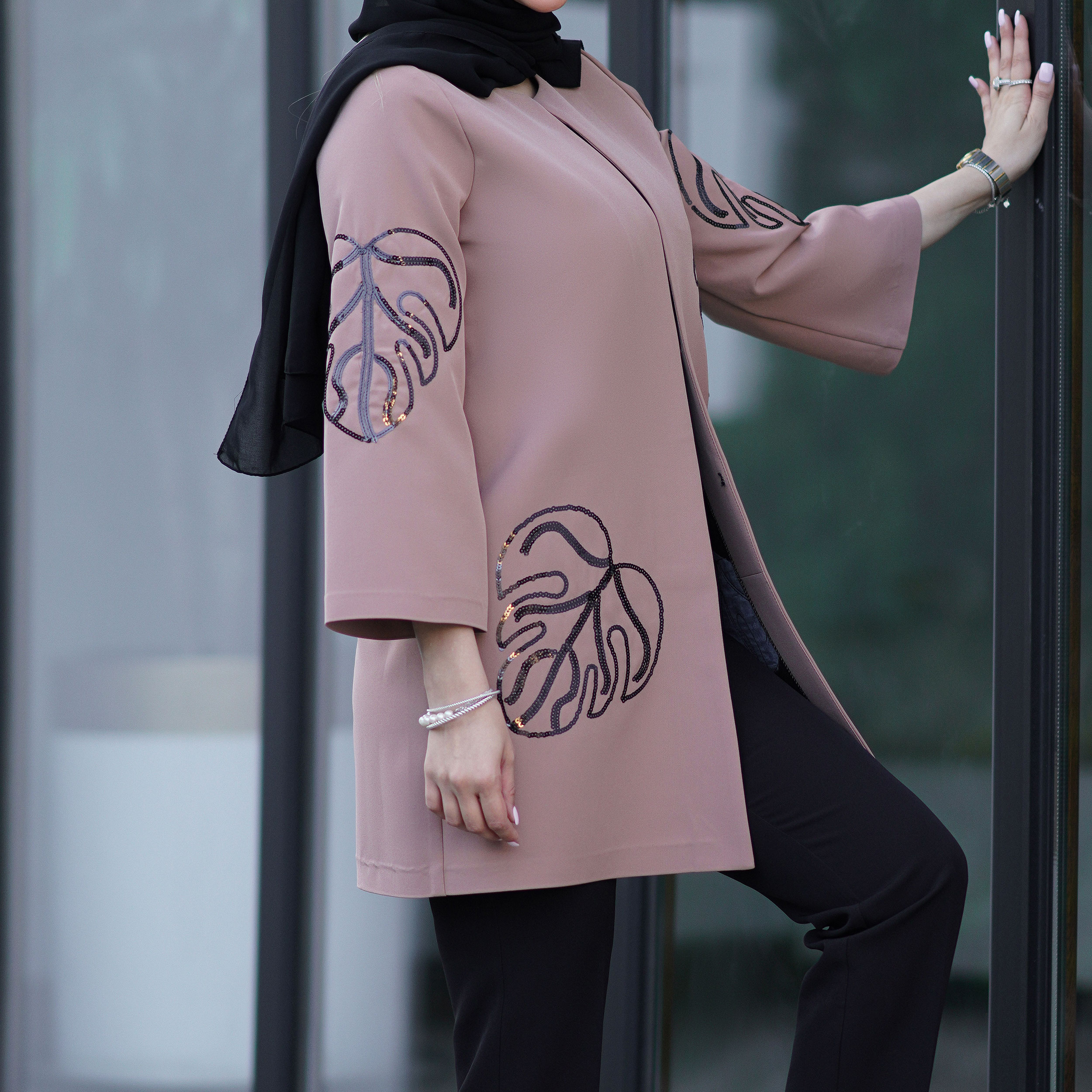 مانتو زنانه السانا مدل آتوسا کد 148907