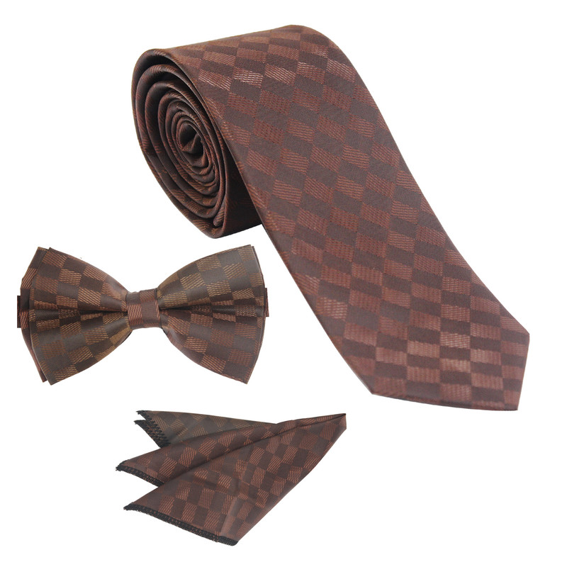 ست کراوات و پاپیون و پوشت مردانه مدل MSET122B