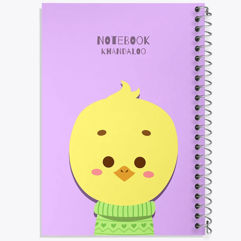 دفتر نت موسیقی 50 برگ خندالو مدل جوجه بامزه کد N1104